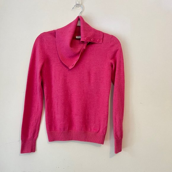 NEW Vintage Esprit Buttons Turtleneck Sweater Preppy Parisian, Size S - Picture 4 of 16